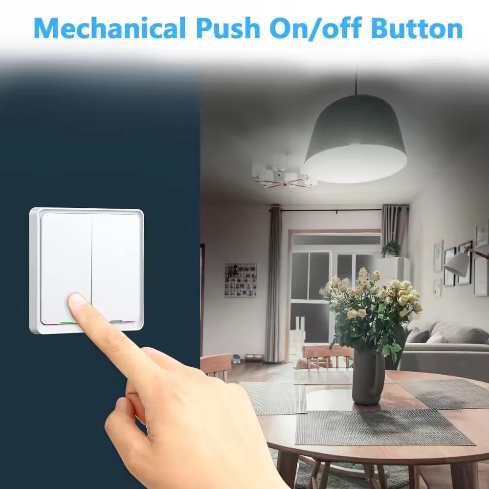 WiFi Smart EU Button Switch Panel 1-3 Gang (RSH-EU01-03)